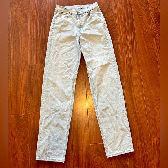 American Eagle Outfitters Denim - American Eagle Strigid Highest Waste Crossover Baggy Straight Jean